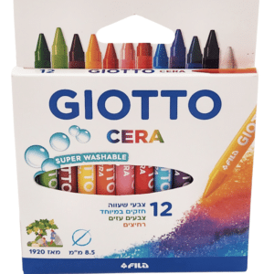 צבעי שעווה 12 GIOTTO