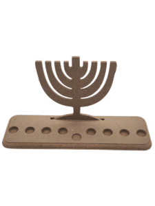 חנוכיה MDF