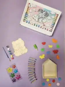 ערכת אני יוצר עם עץ וגואש